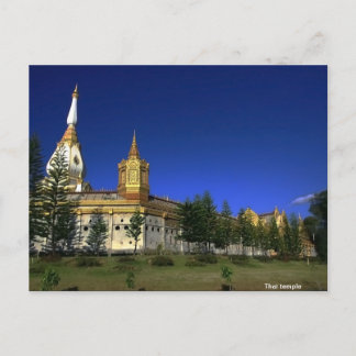 Carte Postale temple thaï