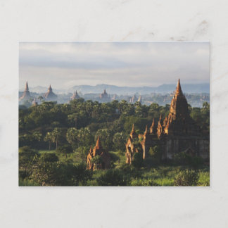 Carte Postale Temples au lever du soleil, Bagan, Myanmar