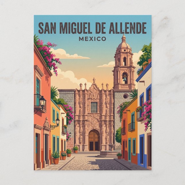 Carte Postale Templo de San Francisco Mexique (Devant)
