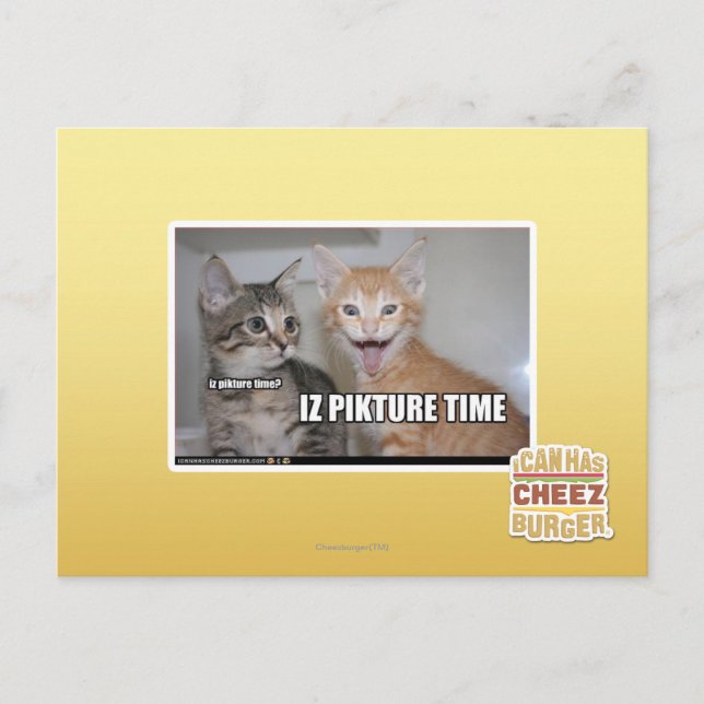 Carte Postale Temps de pikture (Devant)