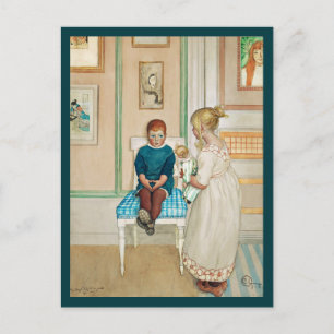 Carte Postale Temps écoulé dans le coin