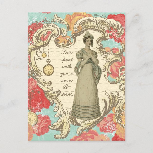 Carte Postale Temps passé avec vous (Devant)