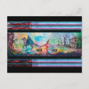 Carte Postale TEMPTATION Chevalier foncé et le trésor du diable,