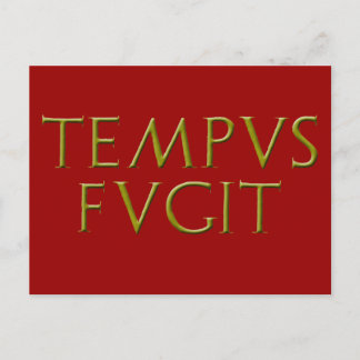 Carte postale Tempus Fugit