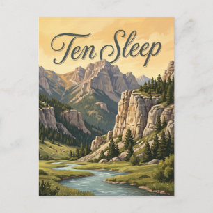 Carte Postale Ten Sleep, Wyoming
