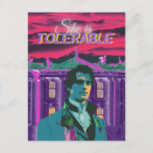 Carte Postale Tendance Cyberpunk Elle est Tolérable Mr Darcy