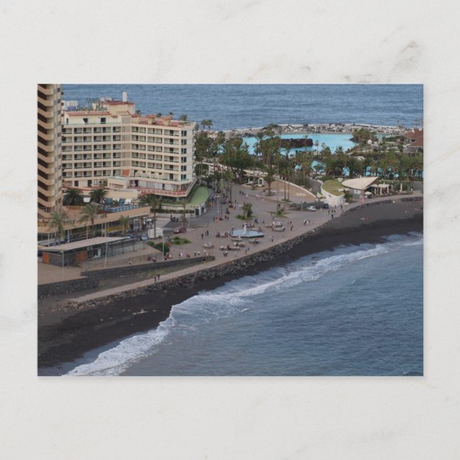 Carte postale Tenerife Coastline, Îles Canaries (Devant)