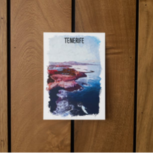 Carte Postale Tenerife Espagne Côte Canaries Voyage de l'île Sou