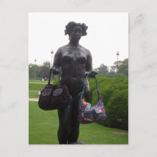 Carte Postale Tenez mes sacs s'il vous plaît