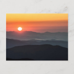 Carte Postale Tennant Mt, zone de Graveyard Fields, lever de sol