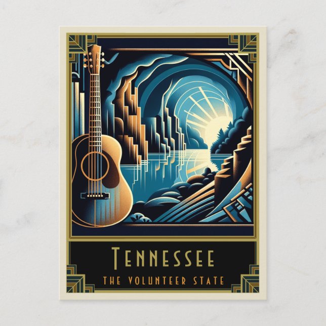 Carte Postale Tennessee | Art déco (Devant)