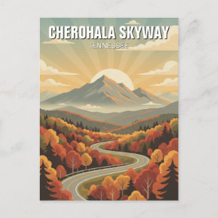 Carte Postale Tennessee Cherohala Skyway Souvenir
