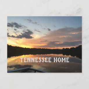 Carte Postale TENNESSEE HOME photo du lac  