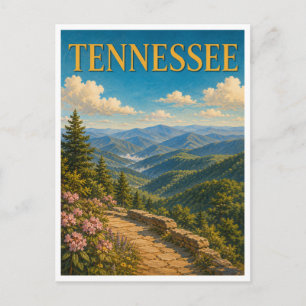 Carte Postale Tennessee Smoky Mountains GeoSaga