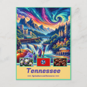Carte Postale Tennessee Trésors Vibrants