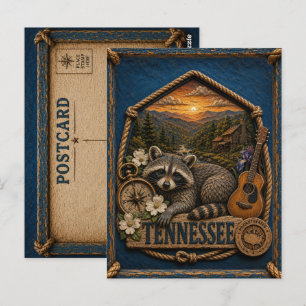 Carte Postale Tennessee Voyage Vintage