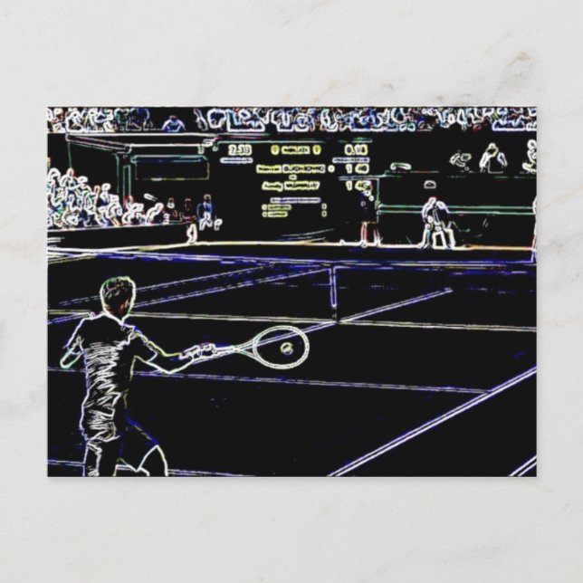 Carte Postale Tennis (Devant)