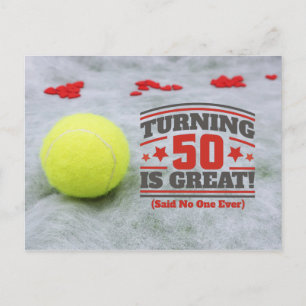 Carte Postale Tennis 50e anniversaire est grand