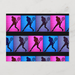 Carte postale Tennis avec votre message personnali