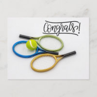 Tennis Congratulations for player