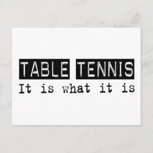 Carte Postale Tennis De Table C'Est