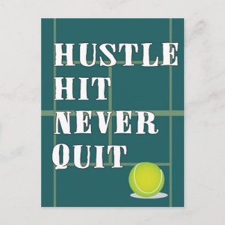 Carte Postale Tennis Hustle