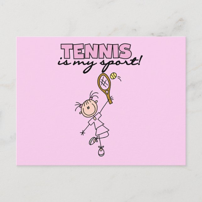 Carte Postale Tennis My Sport Tshirts et cadeaux (Devant)