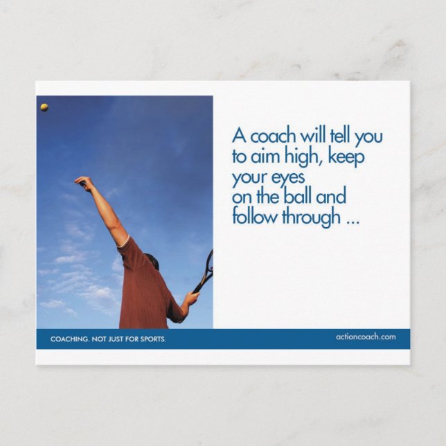 Carte postale Tennis Sport (Devant)