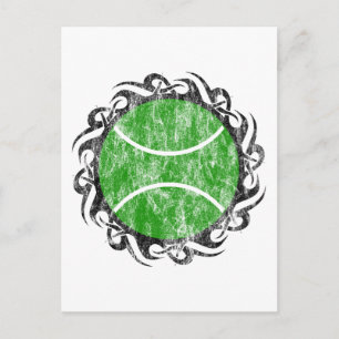 Carte Postale tennis tribal.