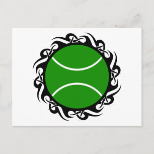 Carte Postale tennis tribal.