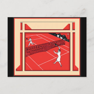 Carte Postale Tennis vintage