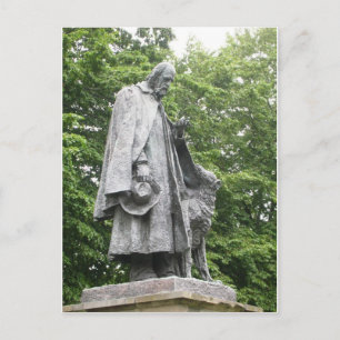 Carte Postale Tennyson et son chien