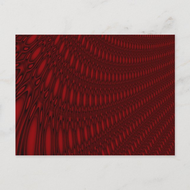 Carte postale Tentacles Octopus Rouge (Devant)