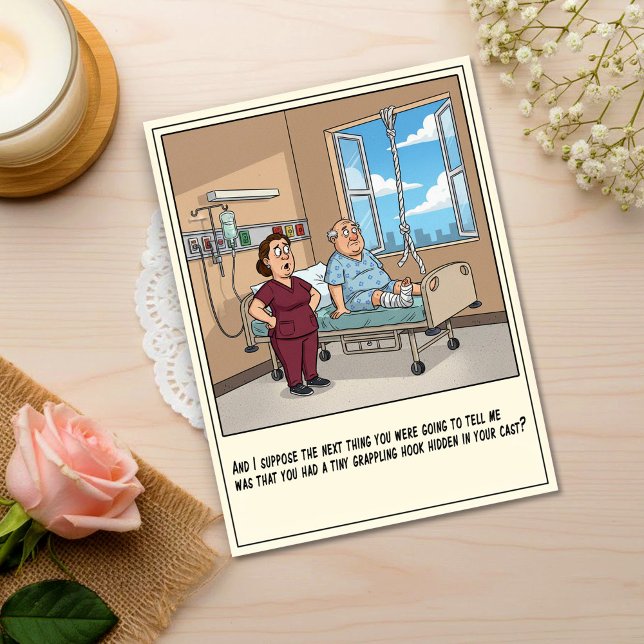 Carte Postale Tentative d'évasion du patient de l'hôpital : prom (Créateur téléchargé)