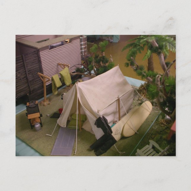 Carte Postale tente (Devant)