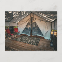 Tente de Glamping Confortable pour Vacances en Fam