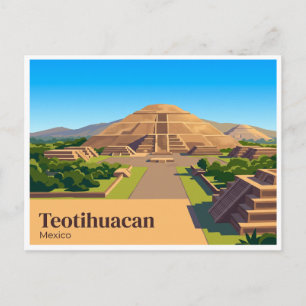 Carte Postale Teotihuacan Mexique