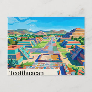 Carte Postale Teotihuacan Mexique