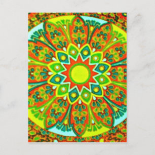 Carte Postale Terme Ethnique Look Mandala