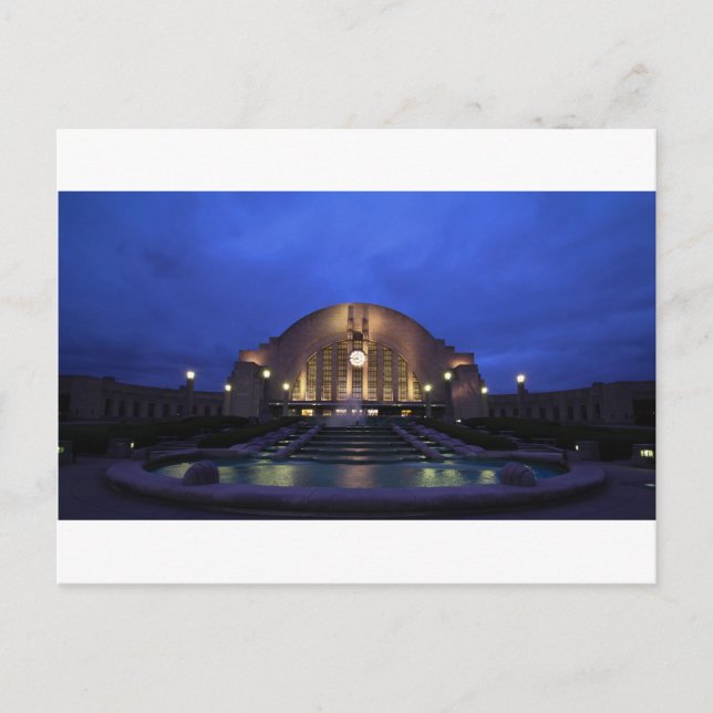 Carte Postale Terminal de Cincinnati (Devant)