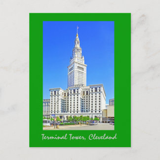 Carte Postale Terminal Tower, Cleveland, Ohio, États-Unis