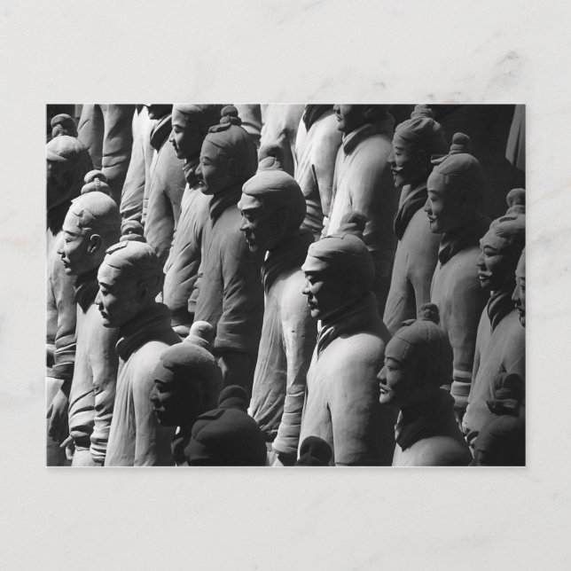 Carte Postale Terracotta Warriors Xian Chine Photo (Devant)