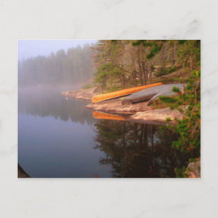 Carte Postale Terrain de camping Foggy Canoe, Lac Kawnipi,