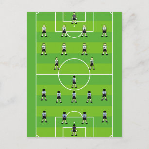 Carte Postale Terrain de football
