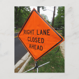 Carte Postale Terrain droit fermé