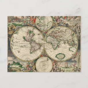 Carte Postale Terrarum Orbis Tabula