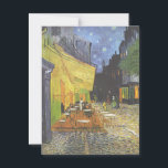 Carte Postale Terrasse du café la nuit Van Gogh<br><div class="desc">Peintre post-impressionniste Artiste Vincent Van Gogh grandes œuvres et peintures</div>