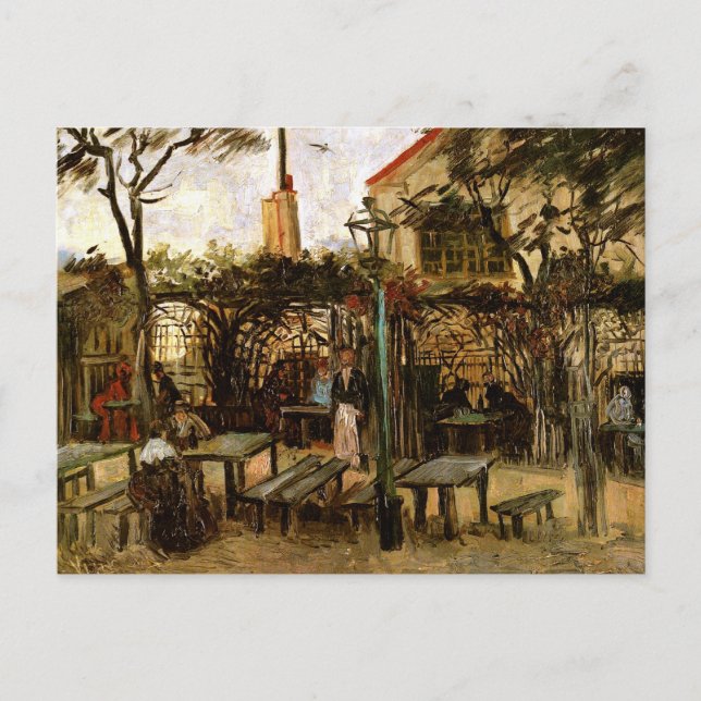 Carte Postale Terrasse du Café Montmartre (F238)Van Gogh Art (Devant)