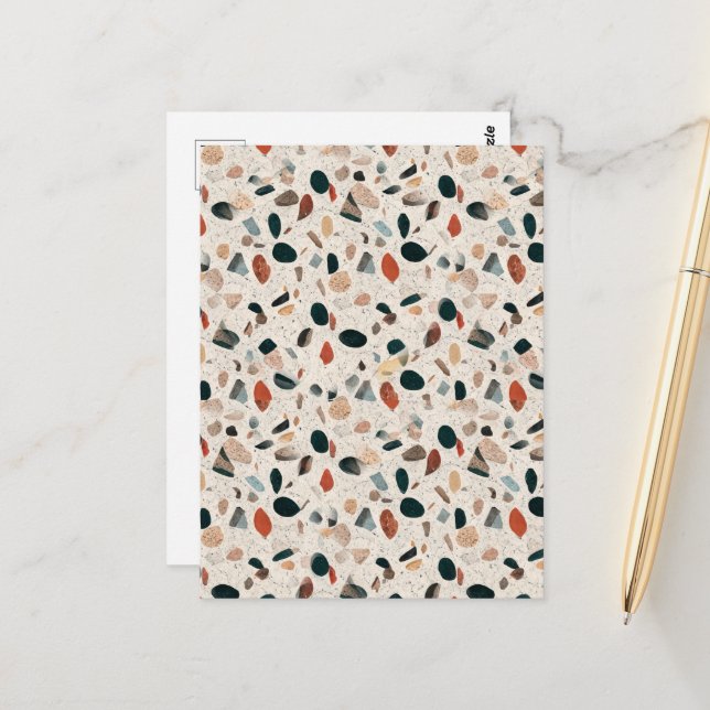 Carte Postale Terrazzo (Devant/Arrière en situation)