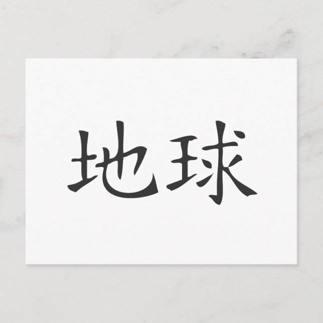 Carte Postale terre (Devant)